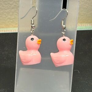 RUBBER DUCKIE EARRINGS, NEW